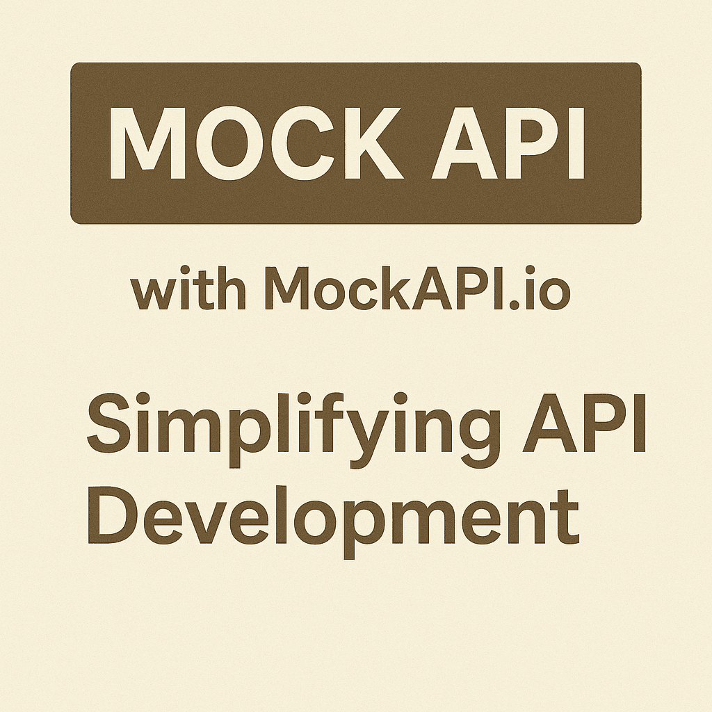Mock API with MockAPI.io: Simplifying API Development